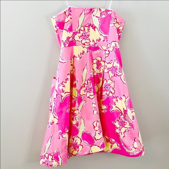 Lilly Pulitzer Blossom Dress in Hottie Pink Day - Picture 4 of 8